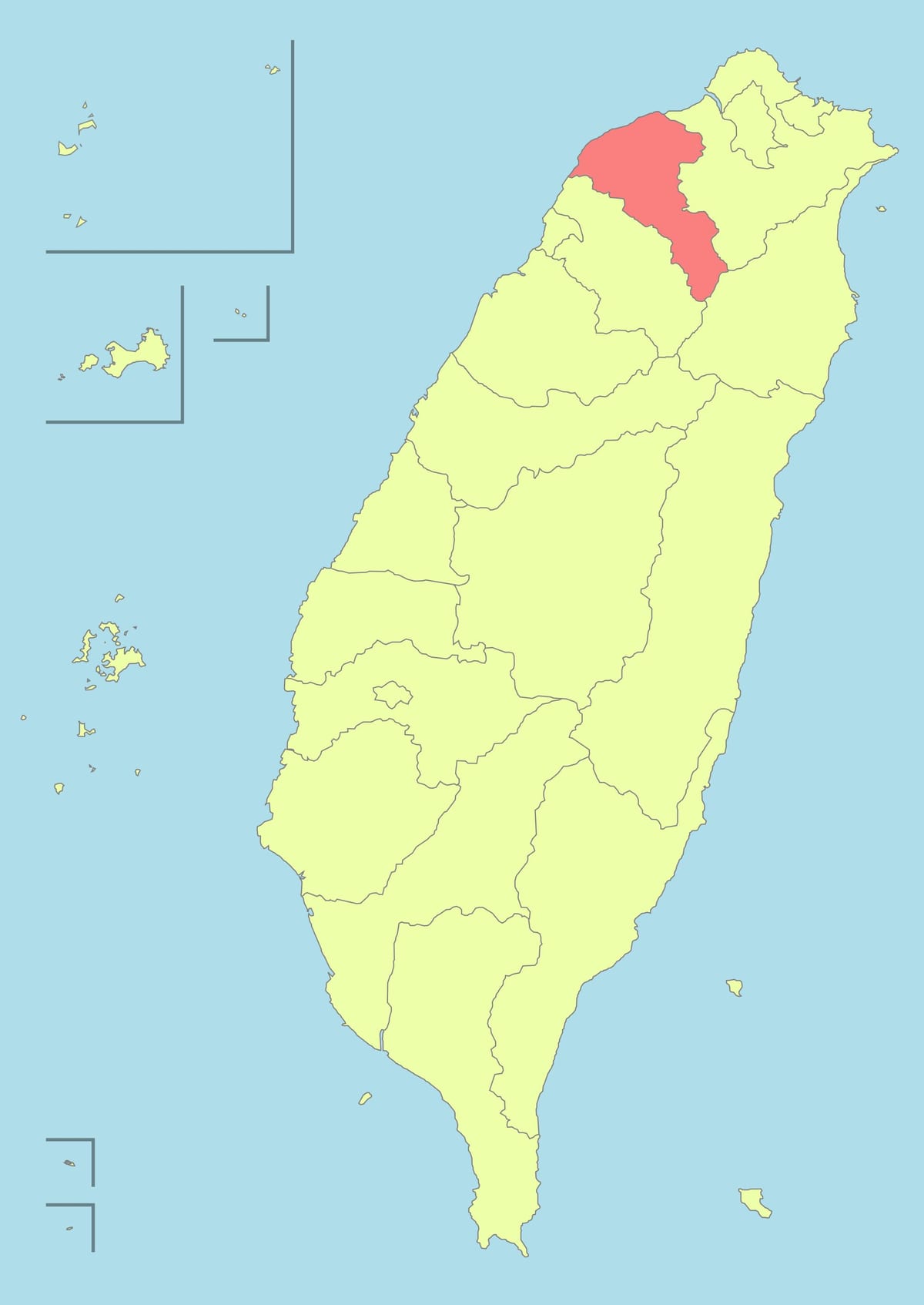 Taiwan taoyuan картата