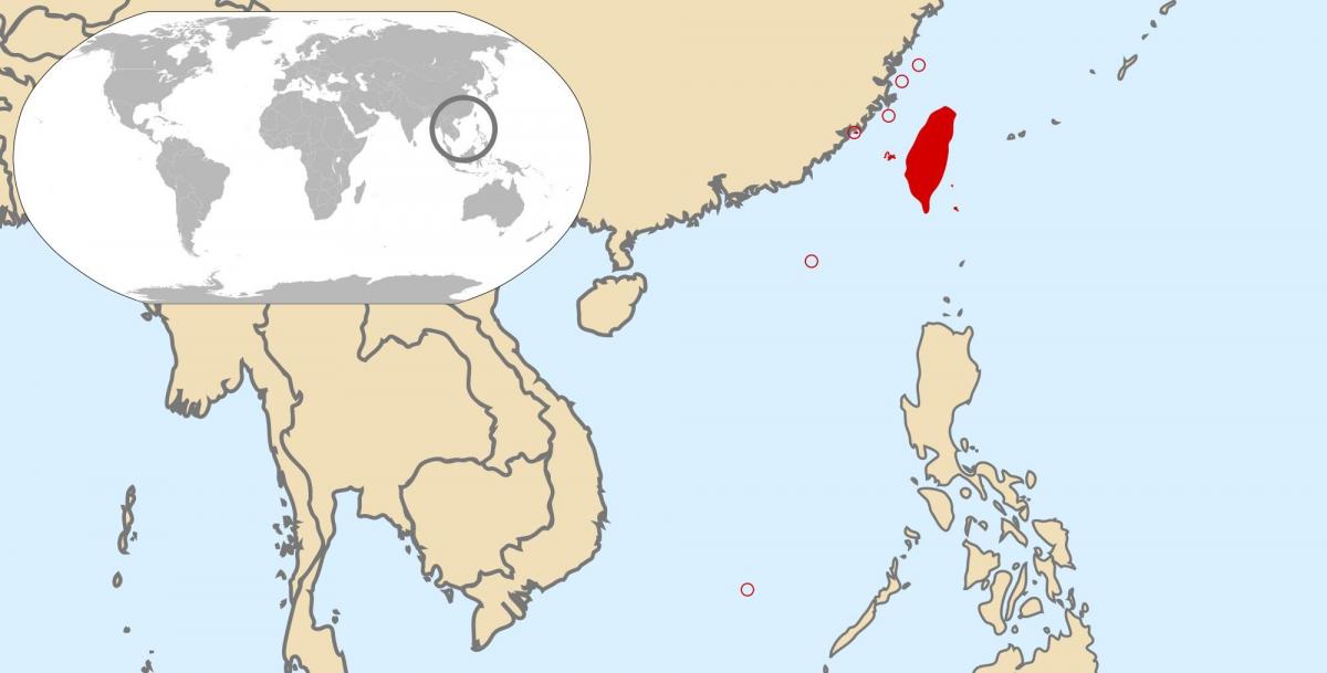 Тайван глобалната карта