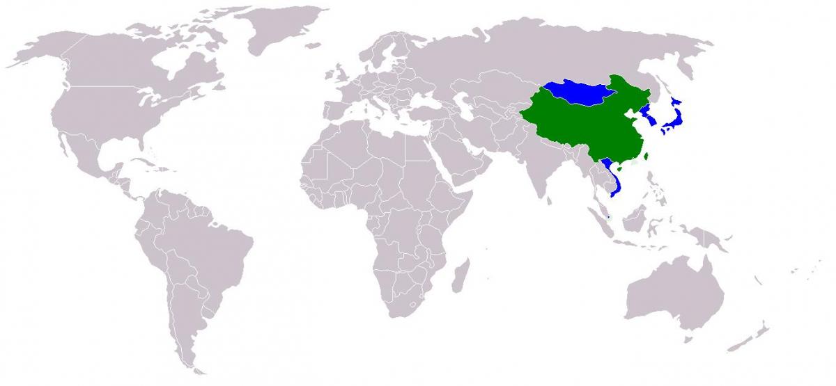 Тайван в китайската версия на картата
