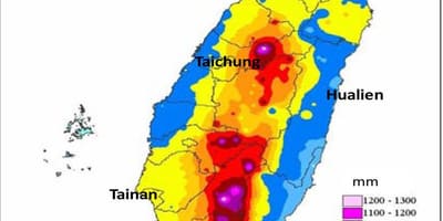 Карта на Тайван на климата