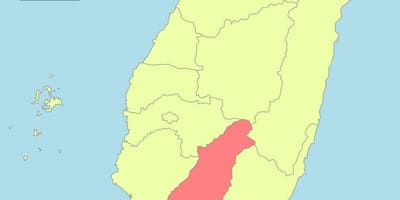 Карта kaohsiung, Taiwan