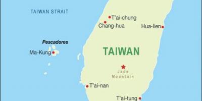 Тайван международното летище taoyuan картата