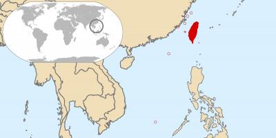 Тайван глобалната карта