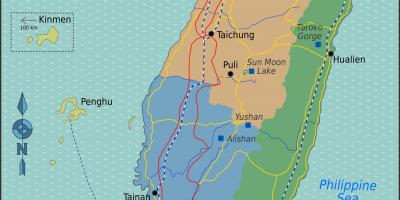 Тайпе, Тайван местоположението на картата 